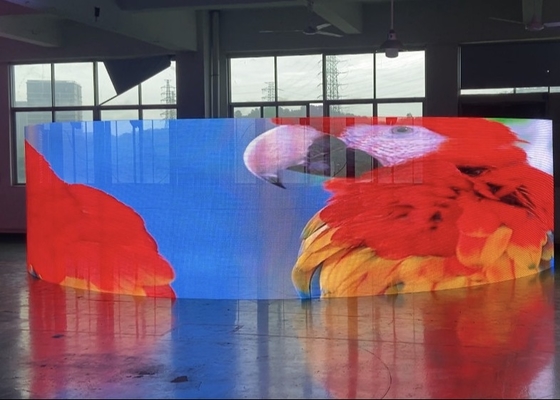 Full Color Transparent Rental Outdoor 2500 Nits P3.91 Màn hình LED minh bạch