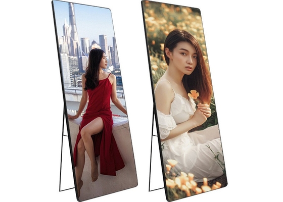 Nội thất P2.5 đầy màu sắc Mirror Led màn hình Wireless USB 4G WiFi Smart Control Poster