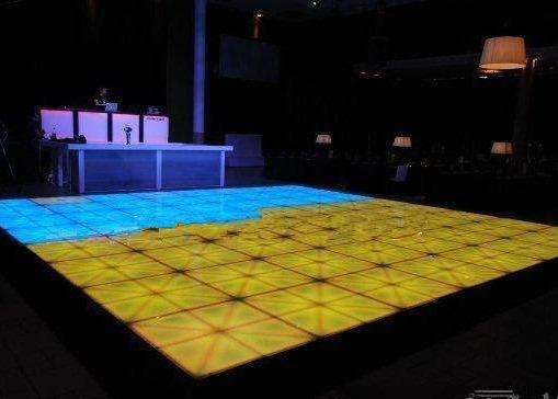 Full Color P10 LED Dance Floor Light 320*160mm Module Aluminum 1/4 Scan IP65 chống nước
