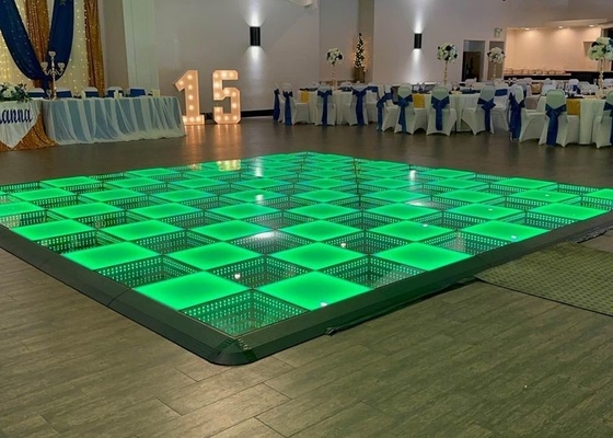 Full Color P10 LED Dance Floor Light 320*160mm Module Aluminum 1/4 Scan IP65 chống nước