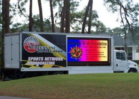 P6 Màn hình LED di động ngoài trời IP65 chống nước 5000cd / m2 Độ sáng