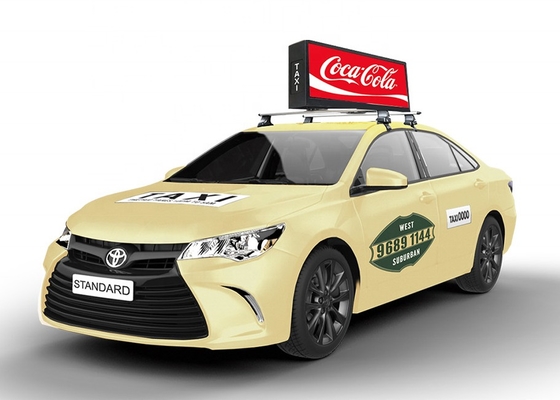 Màn hình xe taxi chống nước P4 đầy đủ màu sắc chip Epistar 3 năm bảo hành