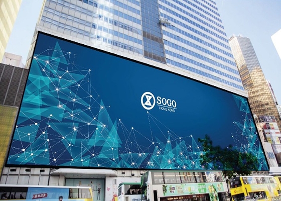 Đấu trường ngoài trời Led Display kêu quảng cáo P10 đầy màu sắc 960 * 960mm Bảng quảng cáo