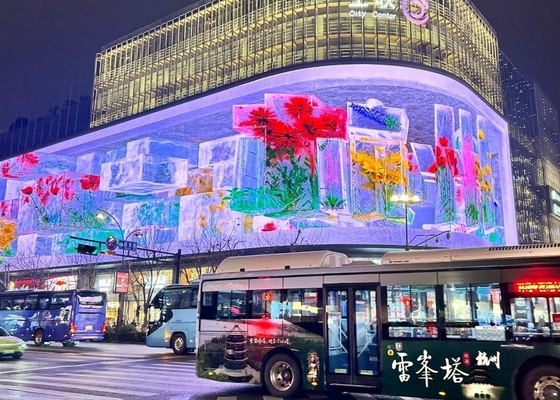 HD Cho thuê Flexible Flicker Free P10 LED Display Box 1/4 Chế độ quét IP67