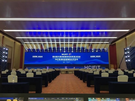 P3.91 Thuê ngoài trời Đĩa đúc nhôm RGB LED màn hình LED tường NOVA hệ thống