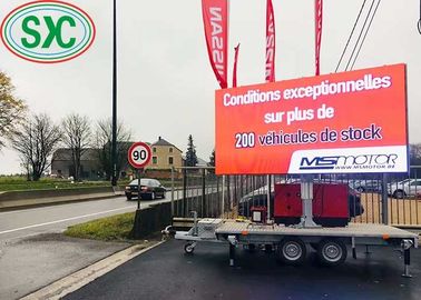 Màn hình LED chống nước ngoài P6 Truck gắn đầy màu sắc 7500 Nits