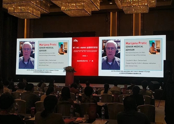 Ultra Thin High Resolution 3-In-1 RGB LED Display Board cho nhà thờ, phòng hội nghị, phòng triển lãm
