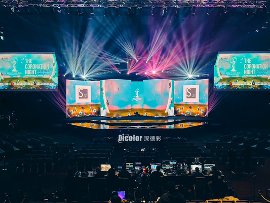 P3.91 Outdoor Live Performance High Brightness Rental LED Display Không thấm nước màn hình nền sân khấu LED Wall
