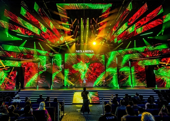 HD RGB LED Video Wall P3.91, Bên ngoài chống nước SMD màn hình LED bảng xếp hạng