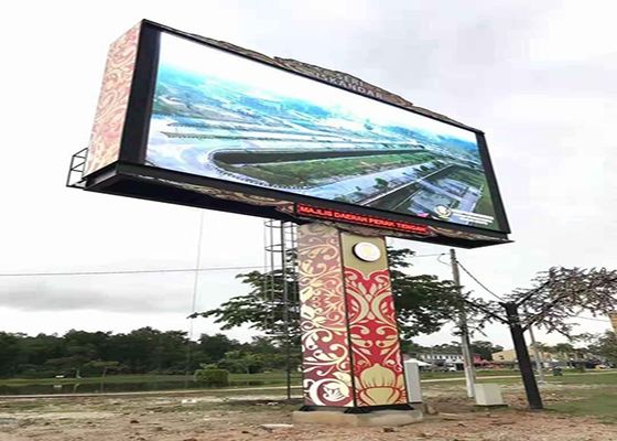 Giá tốt Màn hình LED đầy màu ngoài trời P10 Pilar Screen IP65 Kích thước lớn 1/4 Chế độ quét trực tuyến
