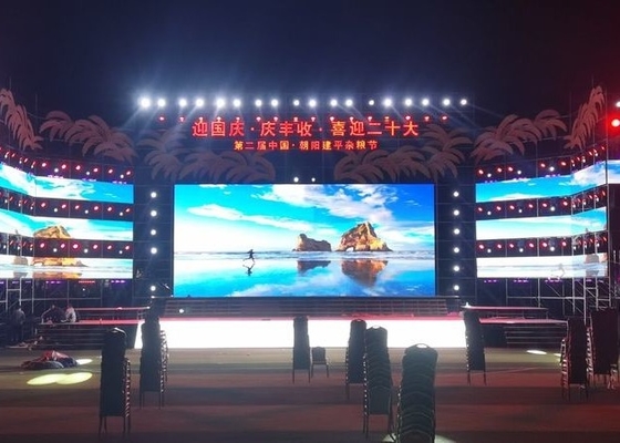 P6 Mô hình chống nước ngoài màn hình màn hình LED màu đầy đủ Trung tâm mua sắm Thuê bảng hiệu
