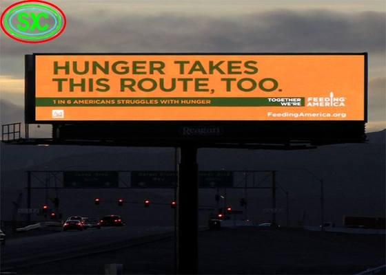Full Color P20 Outdoor Waterproof Advertising LED Display Bao bì hộp hàng không