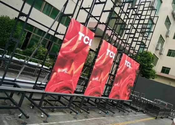 Quảng cáo ngoài trời Định nghĩa chống nước bảng hiệu LED với kích thước màn hình tùy chỉnh và bảo vệ IP67