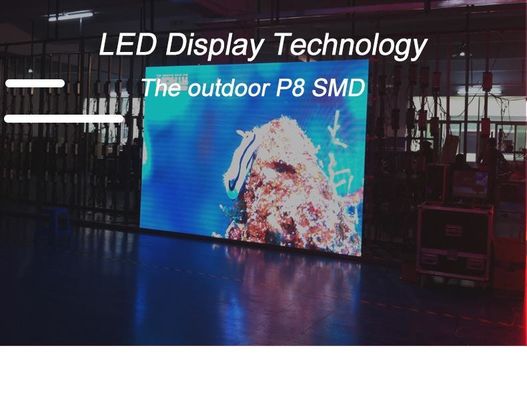 Giá tốt Màn hình LED full color ngoài trời IP65 P8 ngoài trời có độ phân giải cao SMD3535 1/4 Scan trực tuyến