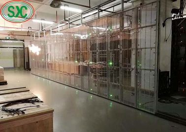 G3.91-7.82 Ultra Thin Full Color Transparent Video Wall SMD2525 IP54 Thời gian sử dụng dài