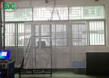 Không thấm nước Full Color High Resolution Transparent LED Screen SMD1921 Bảo hành 3 năm