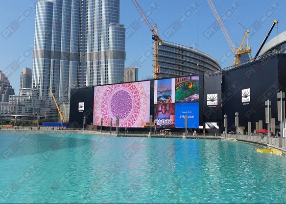 P6 P8 P10 Cài đặt cố định Full Color Giant Outdoor LED Rental Screen Ba năm bảo hành