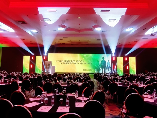 Màn hình thuê lớn P1.667 Màn hình LED RGB HD trong nhà, Hộp nhôm 400x300mm