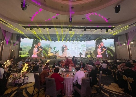 Màn hình cho thuê Ultra HD Small Pitch P2.5 Indoor LED Screen Panel, Aluminum LED Cabinet With Nova System