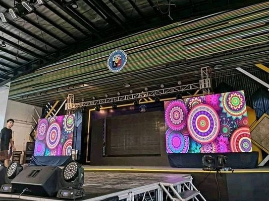 P4.81 Full Color Rental/Die-Casting Aluminum Cabinet Stage LED Display HD 1/13 Chế độ quét ngoài trời