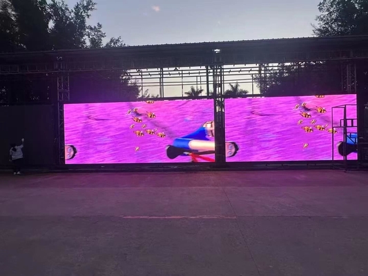 Màn hình LED trong nhà bằng nhôm đúc đúc / ngoài trời cho thuê màn hình 1R1G1B P4 Mô-đun kích thước 256 * 128mm
