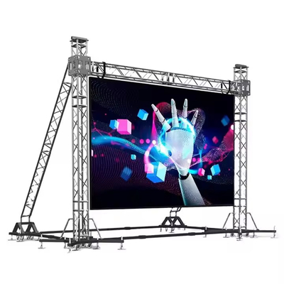 P4.81 Đĩa hiển thị đèn LED bằng nhôm đúc / thuê P4 / P5 HD Kiểm soát nước không có vết bẩn trong nhà và ngoài trời