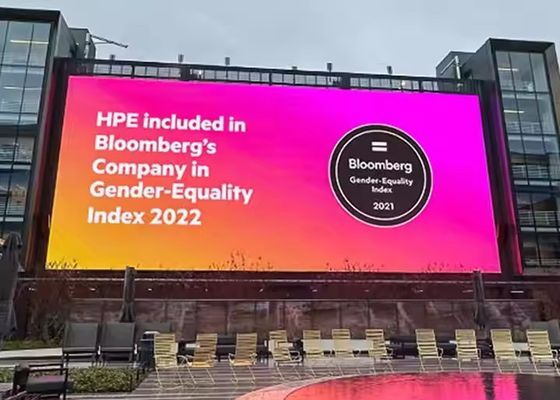 SMD3535 Die Casting Box/Rental LED Display P3.91 ngoài trời Độ sáng cao Kiểm soát nước 500*1000mm Màn hình lớn