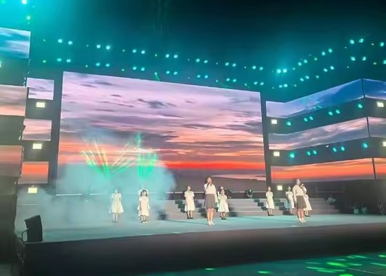 Giá tốt Concert Stage Rental Die-Cast Aluminum Indoor Full-Color LED Display P5 HD Màn hình lớn Độ phân giải cao trực tuyến
