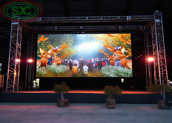HD 4K 500 * 500mm Cho thuê màn hình LED 2500cd / m2 SMD màn hình LED với mật độ pixel cao