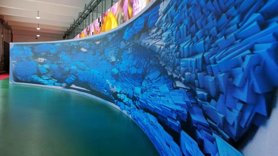 Cho thuê trong nhà P3.91 LED Video Wall 500x500mm Làm mới cao 3840Hz Bảng màn hình LED