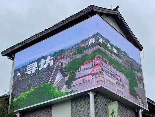 Khung video LED kích thước tùy chỉnh cho quảng cáo ngoài trời với cấu hình pixel độ phân giải cao và độ tương phản cao để phát lại