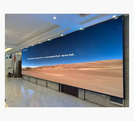 Màn hình tường video quảng cáo nội thất LED độ nét cao với tùy chọn tủ sắt hoặc nhôm đầy màu sắc