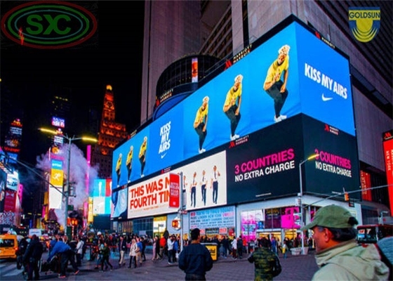 P5 Fixed quảng cáo LED Billboard ngoài trời màu đầy đủ màn hình lớn LED