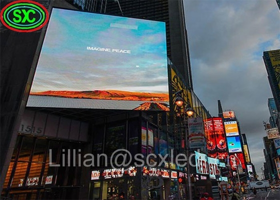 Bên ngoài Full Color P6 LED Display Panel Dịch vụ phía sau Quảng cáo tùy chỉnh