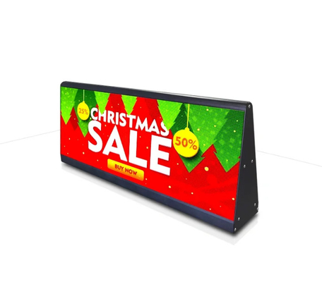 256mm x128mm Cabinet Size P4 Full Color Cab Car Screen với thiết kế chống nước và 3