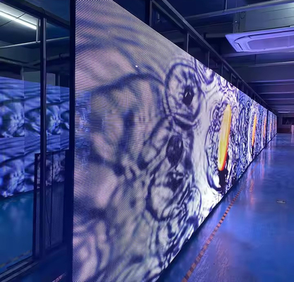 Máy bán nóng LED P4 Nội thất ngoài trời đầy màu sắc cao tươi tường video đặc biệt mềm linh hoạt màn hình LED Digital Signage