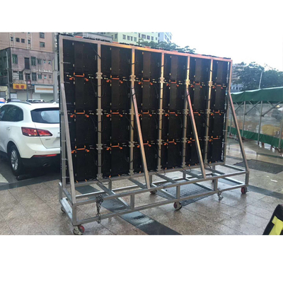 Màn hình LED đầy màu ngoài trời với cấu hình Pixel RGB 3in1 và 65410dots/sqm Density Dot Cabinet Size 500*1000mm