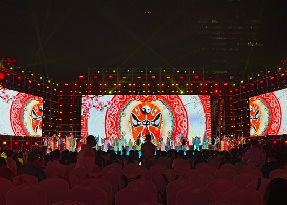 Ultra-Clear Die-Casting Aluminum RGB LED Display 1/4 Scanning Stadium Full Color Outdoor Screen Kiểm soát nước màn hình đơn và hai màu
