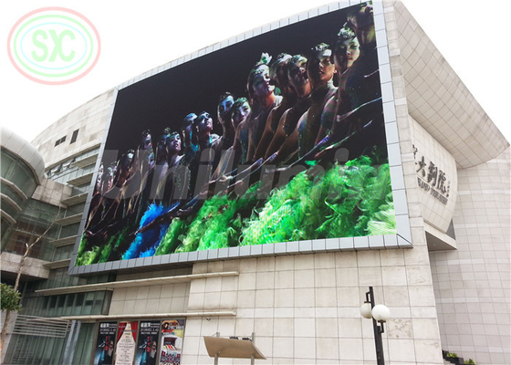 P3.91 Đồ chiếu LED màu đầy đủ RGB tùy chỉnh Quảng cáo ngoài trời Ultra HD Vision