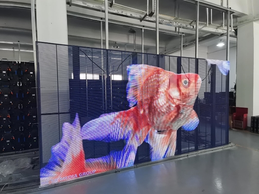 Full Color Tube Chip Transparent LED Panel SMD2121 Kích thước màn hình tùy chỉnh