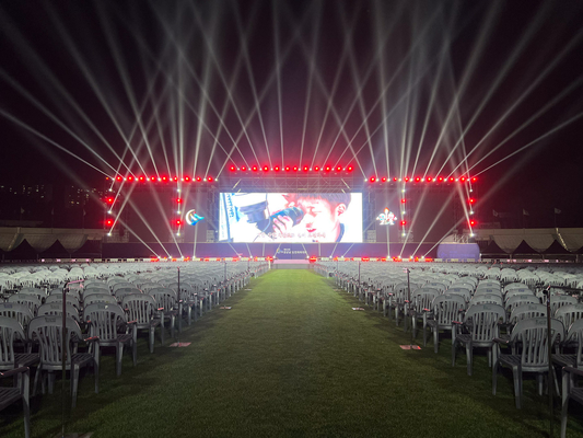 Dễ dàng kết nối và tháo cài đặt màn hình LED màu đầy đủ ngoài trời cho quảng cáo Multi-Media Stadium Stage Rental Show và hơn thế nữa