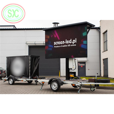 60Hz Frame Rate P5 Mobile Truck màn hình hiển thị LED 5000-8000 Nits Độ sáng cho sản xuất Tên