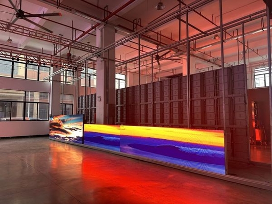 Cho thuê bên ngoài Hiển thị thông tin LED treo RGB độ phân giải cao P6 Cho quảng cáo