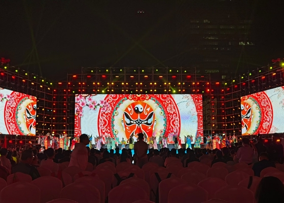 Màn hình nhôm đúc đúc ngoài trời Quảng cáo và trung tâm thương mại Với màn hình lớn RGB màn hình LED P8