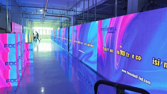 P4.81 Màn hình nhôm đúc LED đầy màu ngoài trời 64 * 32 Dot Matrix Module