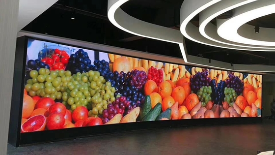COB p1.25 Quảng cáo màn hình Die-Casting Aluminium Cabinet Indoor Full Color LED Display góc nhìn rộng 2-3 năm bảo hành