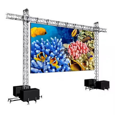 Giá tốt P6 bên ngoài cứng gắn thép tủ màu đầy đủ LED biển báo bảo trì phía sau trực tuyến