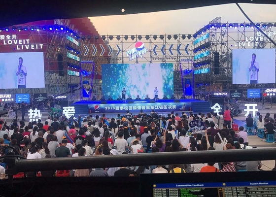 Độ sáng cao Full Color Outdoor Full Color P8 Event Rental LED Video Wall Screen 8mm Pixel Pitch 640*640mm/960*960mm Kích thước tủ
