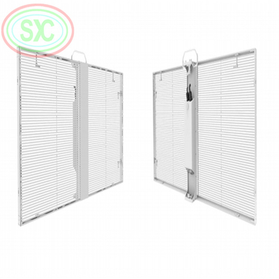 Màn hình LED trong suốt IP43 chống nước cho các sự kiện và triển lãm Cabinet trọng lượng 6,2kg SMD2121 loại LED