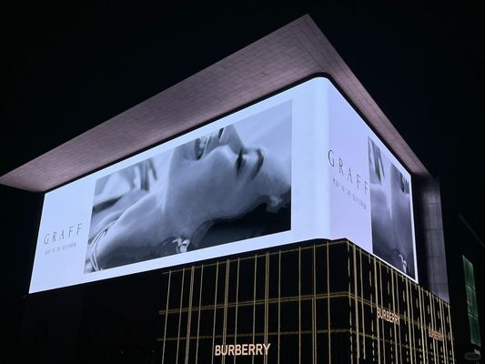 Màn hình LED đầy màu ngoài trời P8mm HD IP65 Pixel Panel cố định Cài đặt màn hình LED đầy màu